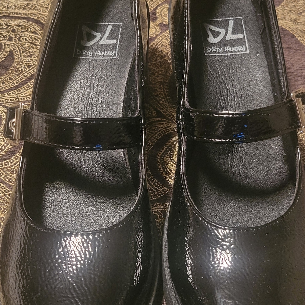 Dirty Laundry Black Mary Jane Shoes